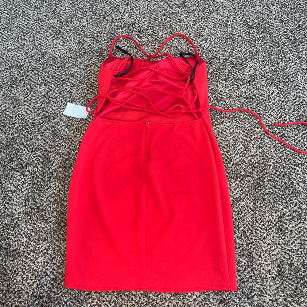 Red dress